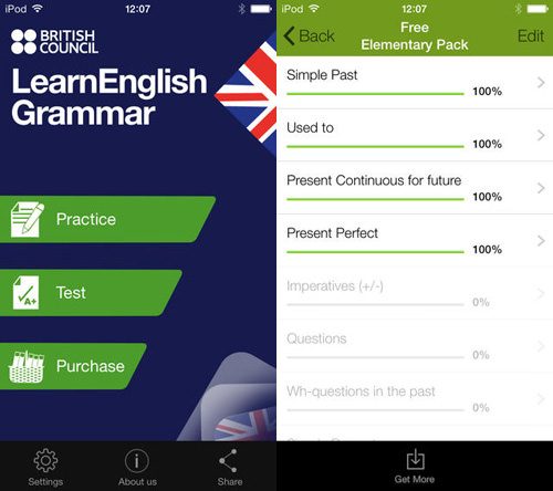 LearnEnglish grammar - Phần mềm học ngữ pháp tiếng Anh hiệu quả 3
