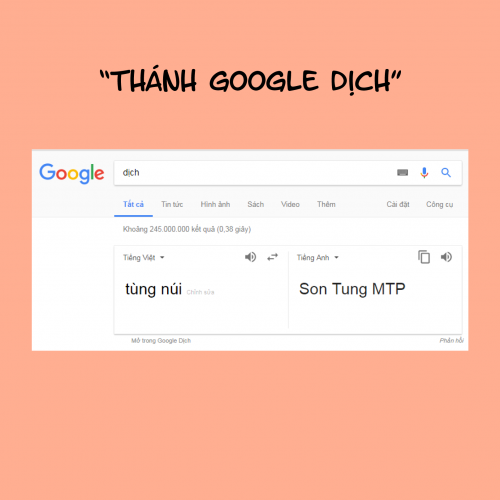 Thánh Google dịch