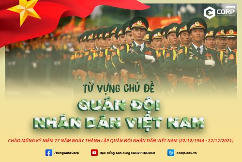Từ Vựng Tiếng Anh Chủ Đề Quân Đội Nhân Dân Việt Nam | Ecorp English