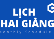 Lịch khai giảng
